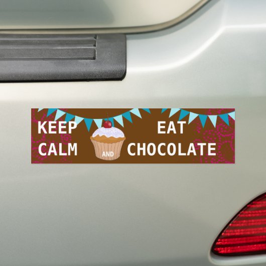 BEWAREN VAN KALMEREAT-CHOCOLAAT BUMPERSTICKER (Op auto)