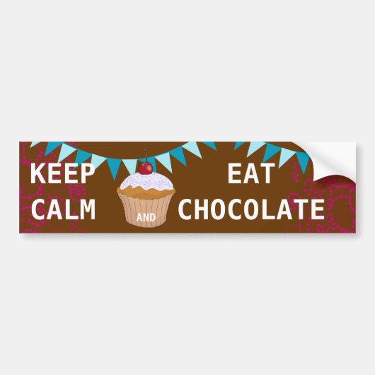 BEWAREN VAN KALMEREAT-CHOCOLAAT BUMPERSTICKER (Voorkant)