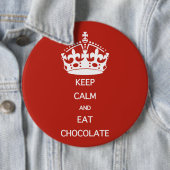 BEWAREN VAN KALMEREAT-CHOCOLAAT RONDE BUTTON 6,0 CM (In situ)