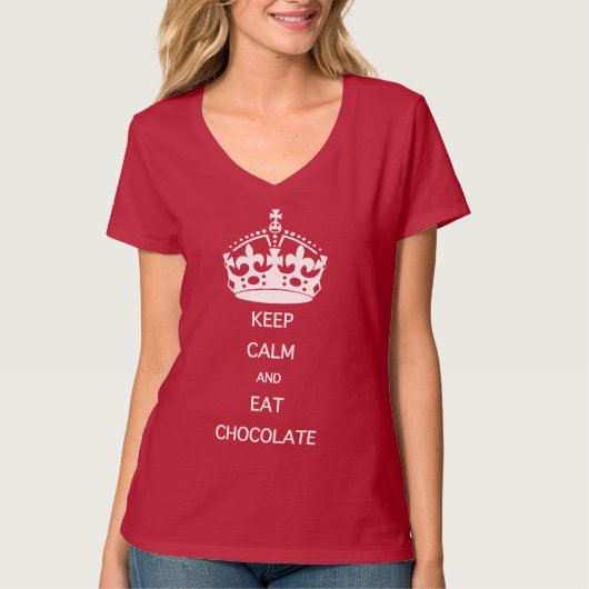 BEWAREN VAN KALMEREAT-CHOCOLAAT T-SHIRT (Voorkant)