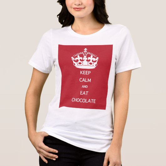 BEWAREN VAN KALMEREAT-CHOCOLAAT Tri-Blend SHIRT (Voorkant)