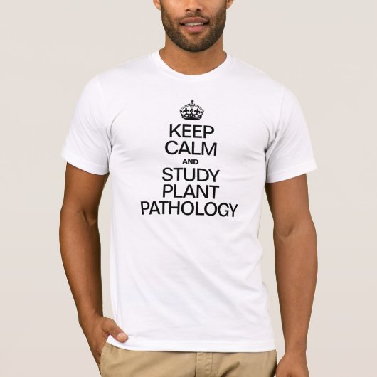 BEWAREN VAN PLANT-PATHOLOGIE VOOR KALK- EN STUDIES T-SHIRT (Voorkant)