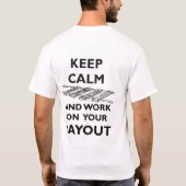 BEWAREN - WERKEN OP DE Ventilator VAN DE LAYOUT-mo T-shirt (Achterkant)