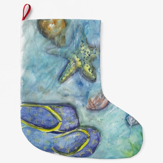 Bewaring met kerstmis grote kerstsok (Voorkant)