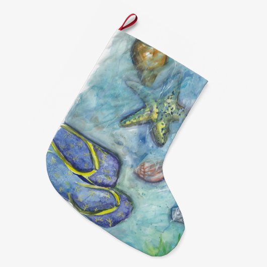 Bewaring met kerstmis grote kerstsok (Voorkant (Hangend))