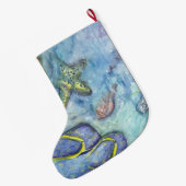 Bewaring met kerstmis grote kerstsok (Achterkant (Hangend))