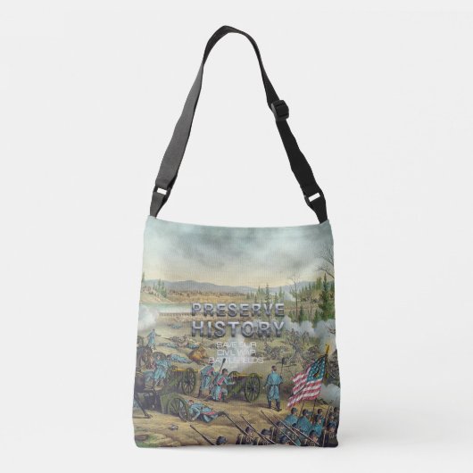 Bewaring van batlefield ABH Civil War Crossbody Tas (Achterkant)