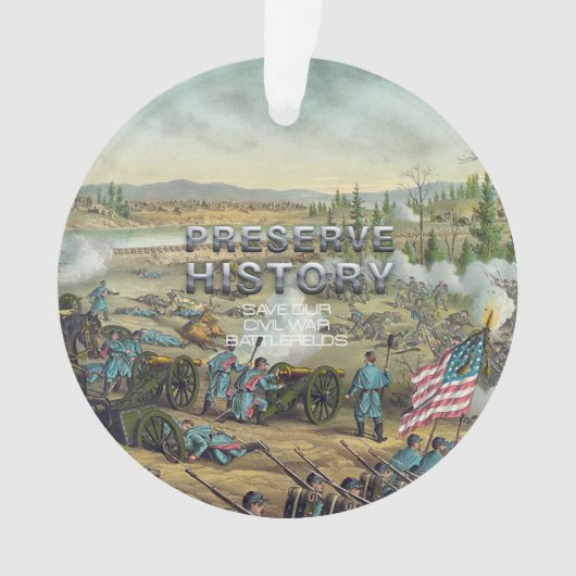 Bewaring van batlefield ABH Civil War Ornament (voorkant)