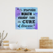 Bewaring van Poster van gezondheidspriotcitroenen (Keuken)