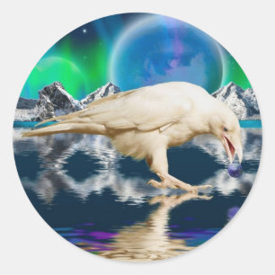 BEWARING VAN WORLDS-reeks Ronde Sticker