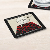 Beweeg daadwerkelijk kartonnen onderzetters (Schuin)