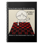 Beweeg daadwerkelijk notitieboek (Voorkant)