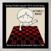 Beweeg daadwerkelijk poster (Voorkant)