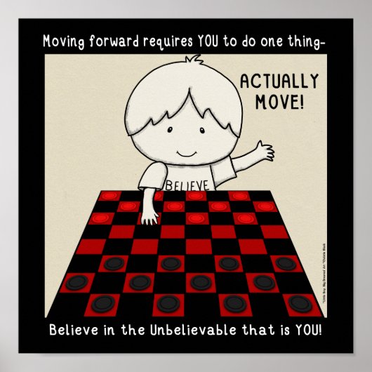 Beweeg daadwerkelijk poster (Voorkant)