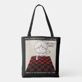 Beweeg daadwerkelijk tote bag (Achterkant)