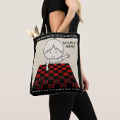 Beweeg daadwerkelijk tote bag (Dichtbij)