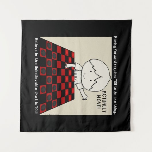 Beweeg daadwerkelijk wandkleed (Voorkant (horizontaal))