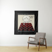 Beweeg daadwerkelijk wandkleed (In situ)