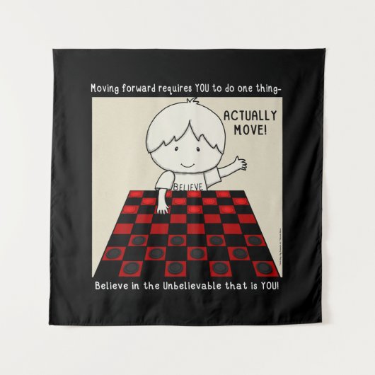 Beweeg daadwerkelijk wandkleed (Voorkant)