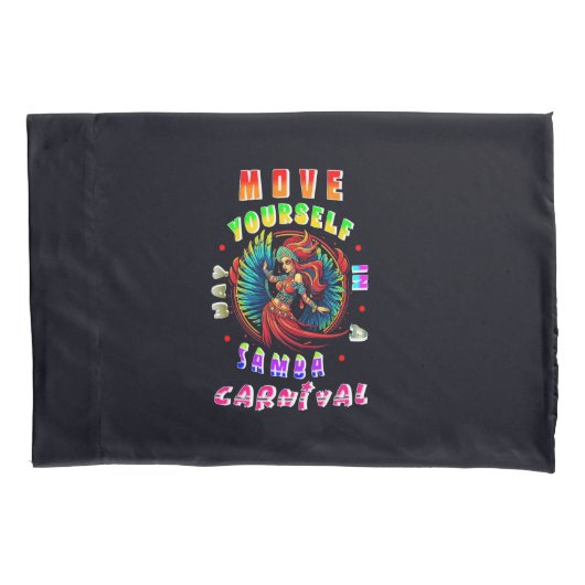 Beweeg jezelf op een Samba manier Carnaval Kussensloop (Voorkant-Links)
