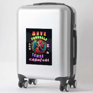 Beweeg jezelf op een Samba manier Carnaval Sticker