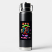Beweeg jezelf op een Samba manier Carnaval Waterfles (Achterkant)