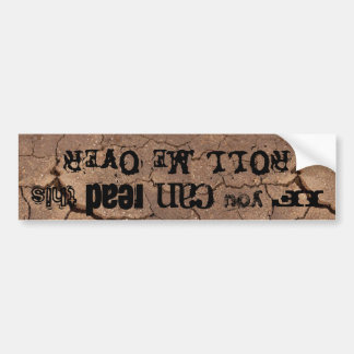 Beweeg me over 4X4 Bumpersticker