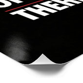 Beweeg met de geest - vrijheid T-shirt ontwerp Perfect Poster (Hoek)