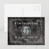 Beweeg ons eerste huis briefkaart (Voorkant / Achterkant)