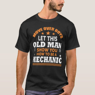Beweeg over jongens zodat je dit oude Man Show kun T-shirt