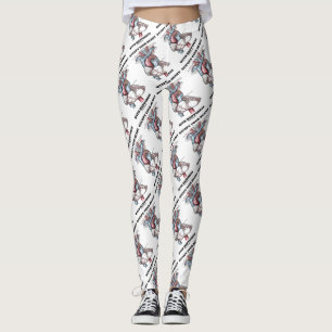 Beweeg uw hart met advies over geluk en anatomie leggings