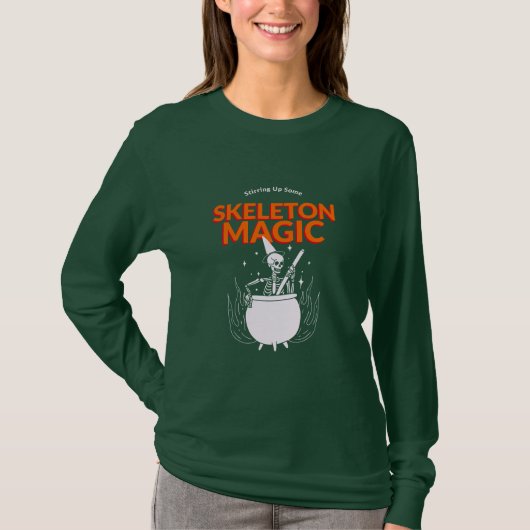 Beweeg wat skelet magie t-shirt (Voorkant)