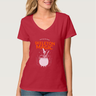 Beweeg wat skelet magie t-shirt