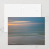 Beweeglijke vervaagde strand abstract | Florida, V Briefkaart (Voorkant / Achterkant)