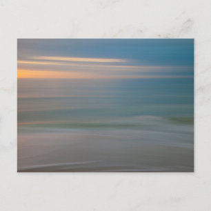 Beweeglijke vervaagde strand abstract Florida, V Briefkaart
