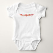 Beweerd grappig romper (Voorkant)
