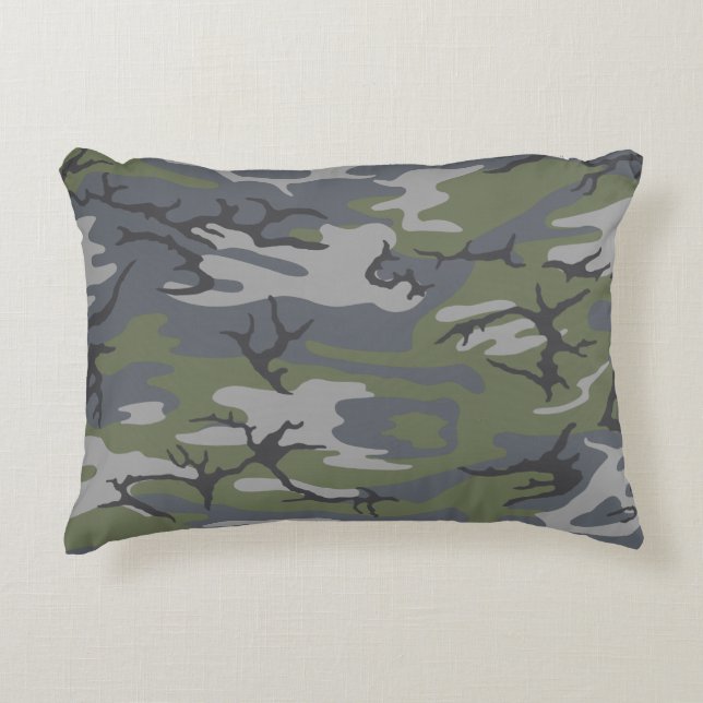Beweerde buitenkant Camo Accent Kussen (Voorkant)