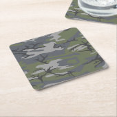 Beweerde buitenkant Camo Kartonnen Onderzetters (Schuin)