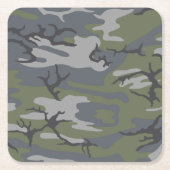 Beweerde buitenkant Camo Kartonnen Onderzetters (Voorkant)