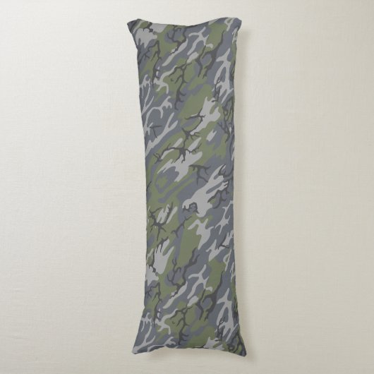 Beweerde buitenkant Camo Lichaamskussen (Voorkant Verticaal)