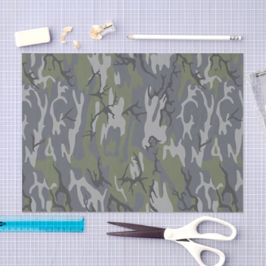 Beweerde buitenkant Camo Tissuepapier (Craft)