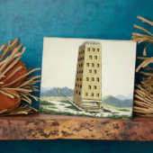 Bewegbare toren, ontworpen na de toren van Caesar  Fotoplaat (Zijkant)