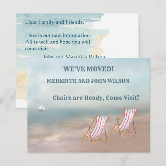 Bewegde Kaart van de Aankondiging van de Aankondig (Voorkant / Achterkant)