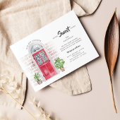 Bewegde rode Waterverf Bewegende Aankondiging