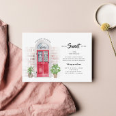 Bewegde rode Waterverf Bewegende Aankondiging