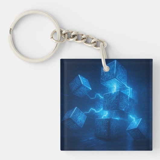 Bewegen door technologie sleutelhanger (Voorkant)