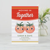 Bewegen in samen aankondiging met tomatenpaar (Staand voorkant)