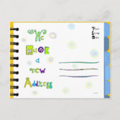 Bewegend Aankondiging Adres Boek F-J Briefkaart (Voorkant)