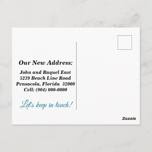 Bewegend Aankondiging Prachtig Briefkaart van het  (Achterkant)