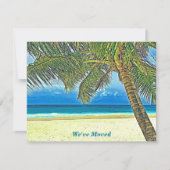 Bewegend Aankondiging Prachtige Bediende Nota Kaar (Voorkant)